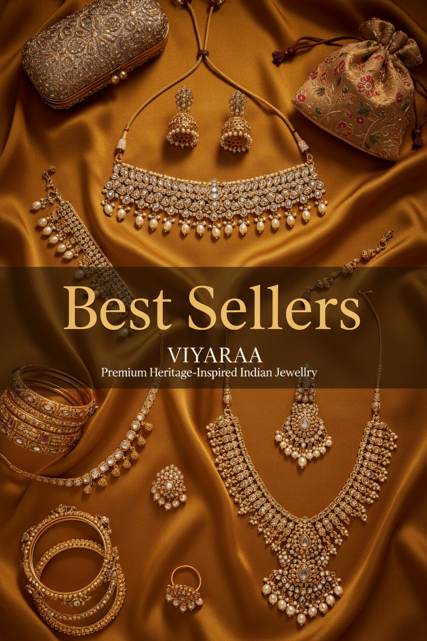 VIYARAA Best Sellers Collection featuring most-loved jewellery including necklaces, earrings, rings, bangles, and jewellery sets