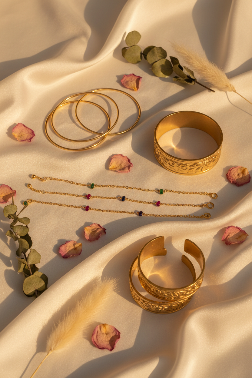 VIYARAA Bracelets Collection featuring elegant and stylish wrist jewellery for everyday wear, parties, festivals, and gifting