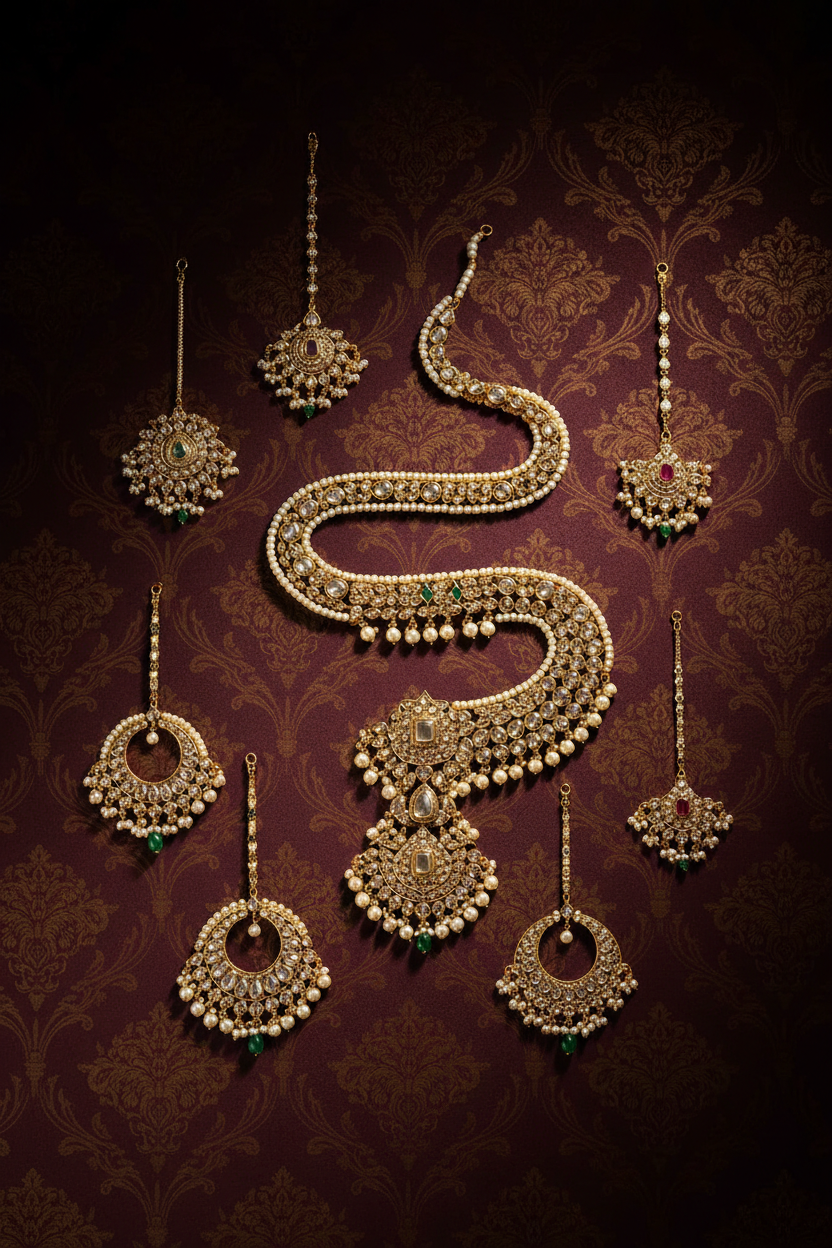 VIYARAA Maang Tikkas & Matha Pattis Collection featuring elegant bridal and festive head jewellery for weddings and special occasions