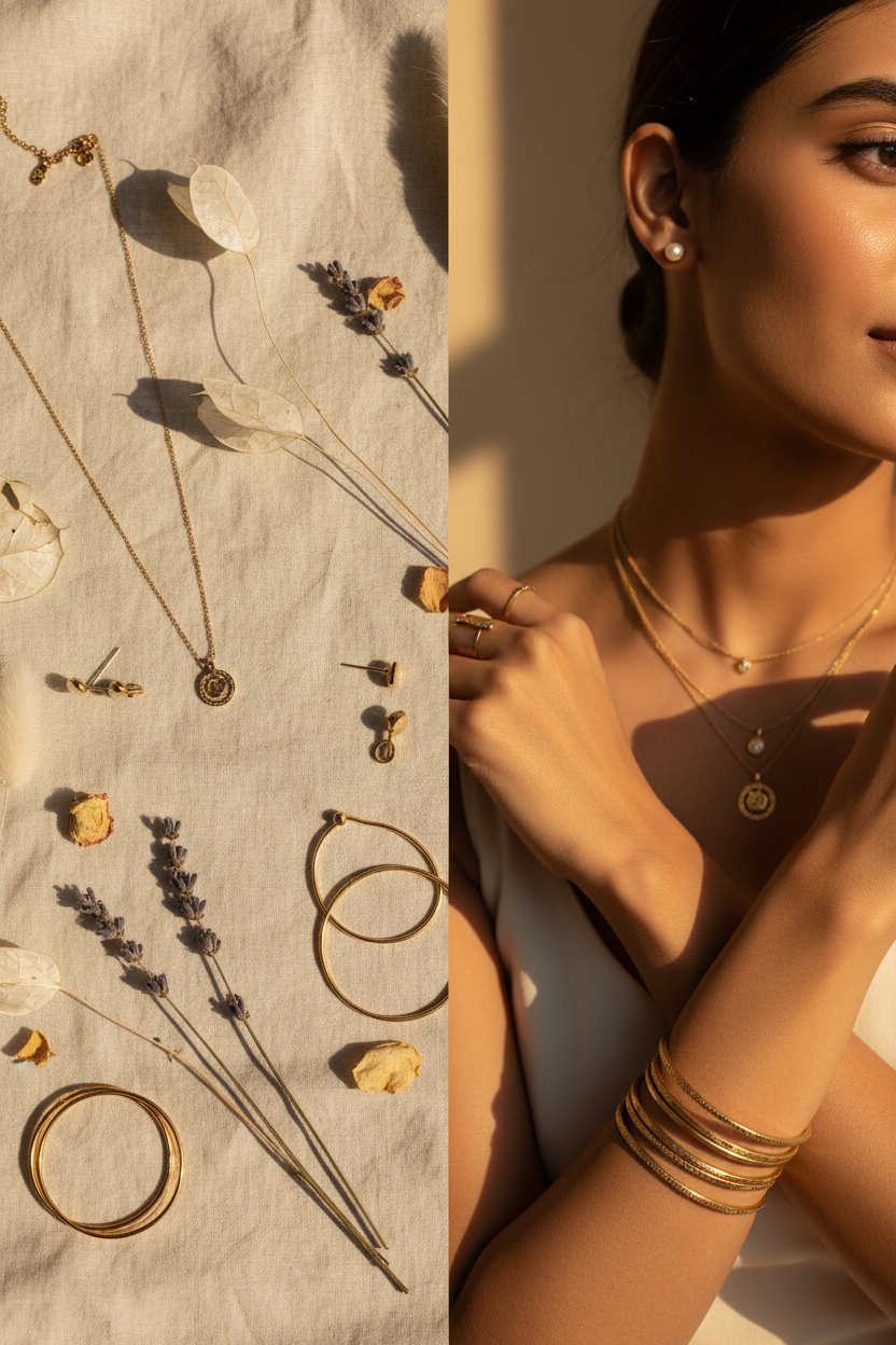 VIYARAA Everyday Wear Collection featuring elegant daily wear jewellery for effortless style and everyday elegance