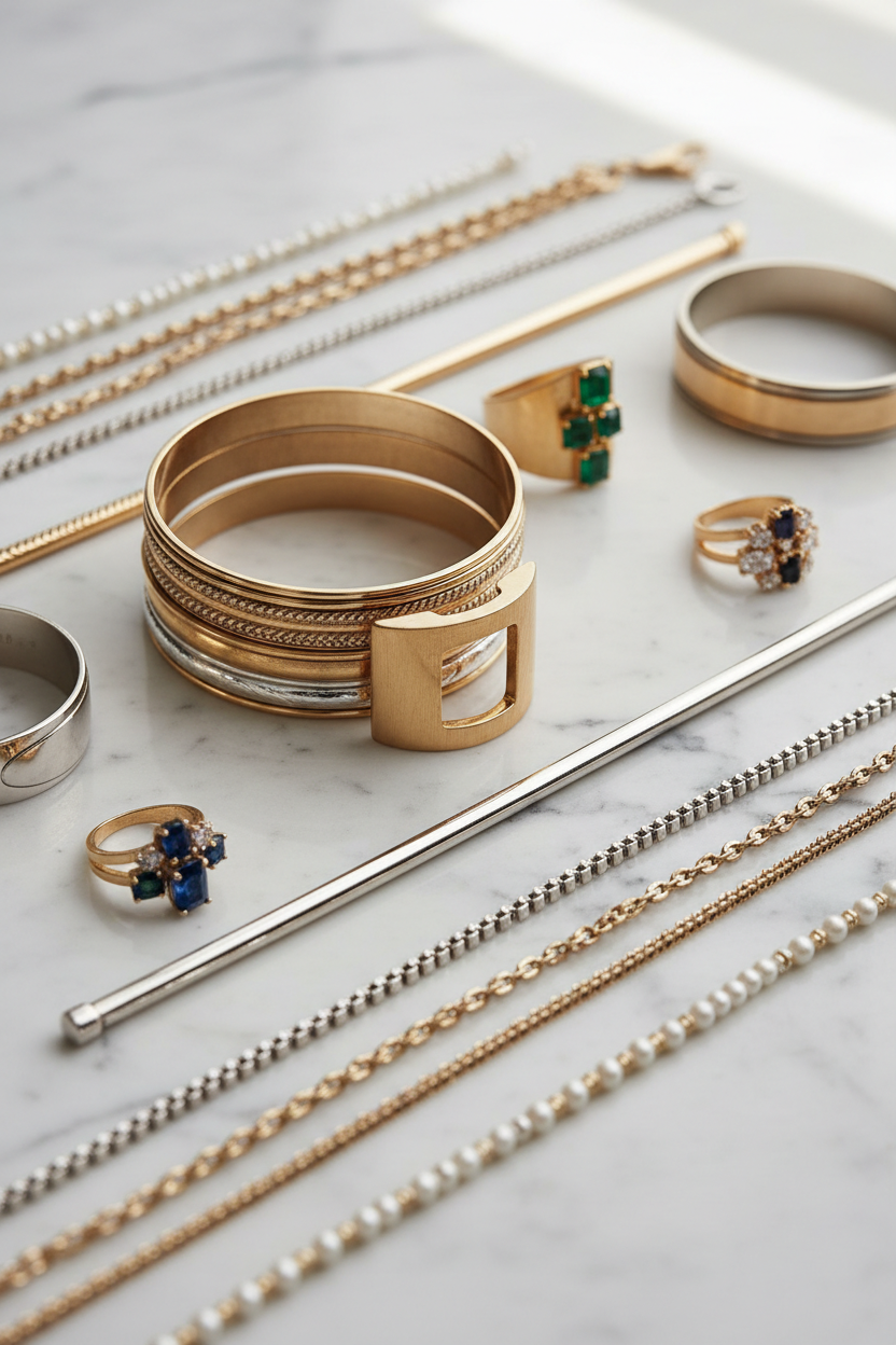VIYARAA Shop All Wristwear & Rings Collection featuring bangles, bracelets, kadas, stone rings, minimal rings and elegant fashion jewellery for every occasion