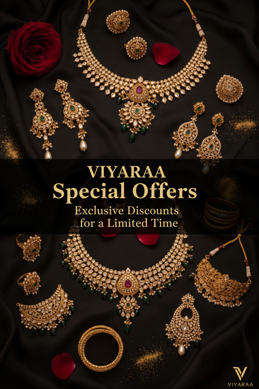VIYARAA Special Offers Collection featuring discounted jewellery including necklaces, earrings, rings, bangles, and jewellery sets